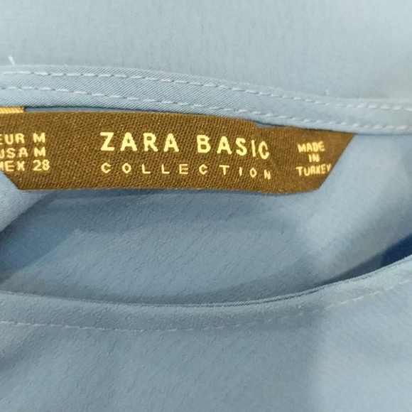 Zara hi low blouse with frilled bell sleeve - Picture 6 of 6